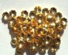 100 5mm Scalloped Edge Gold Plated Bead Caps